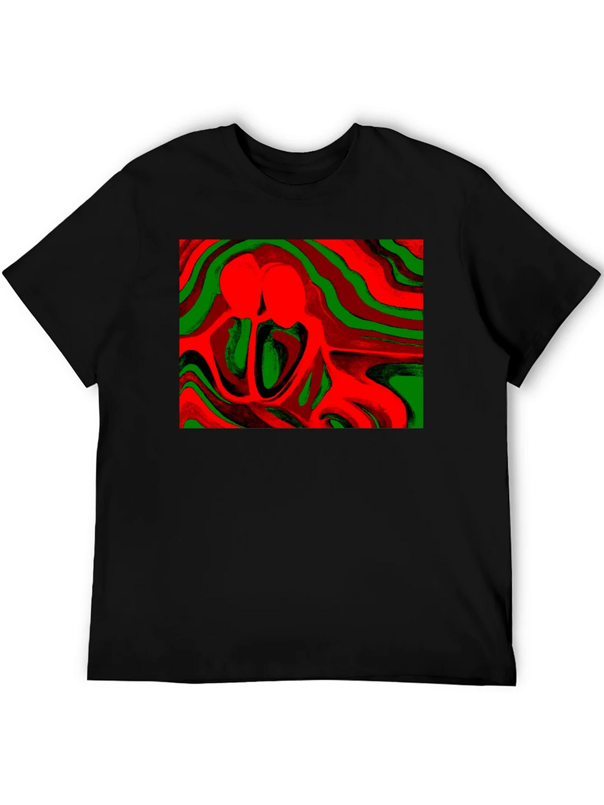 Abstract Lovers Graphic Tee - Stylish Comfort product image 5
