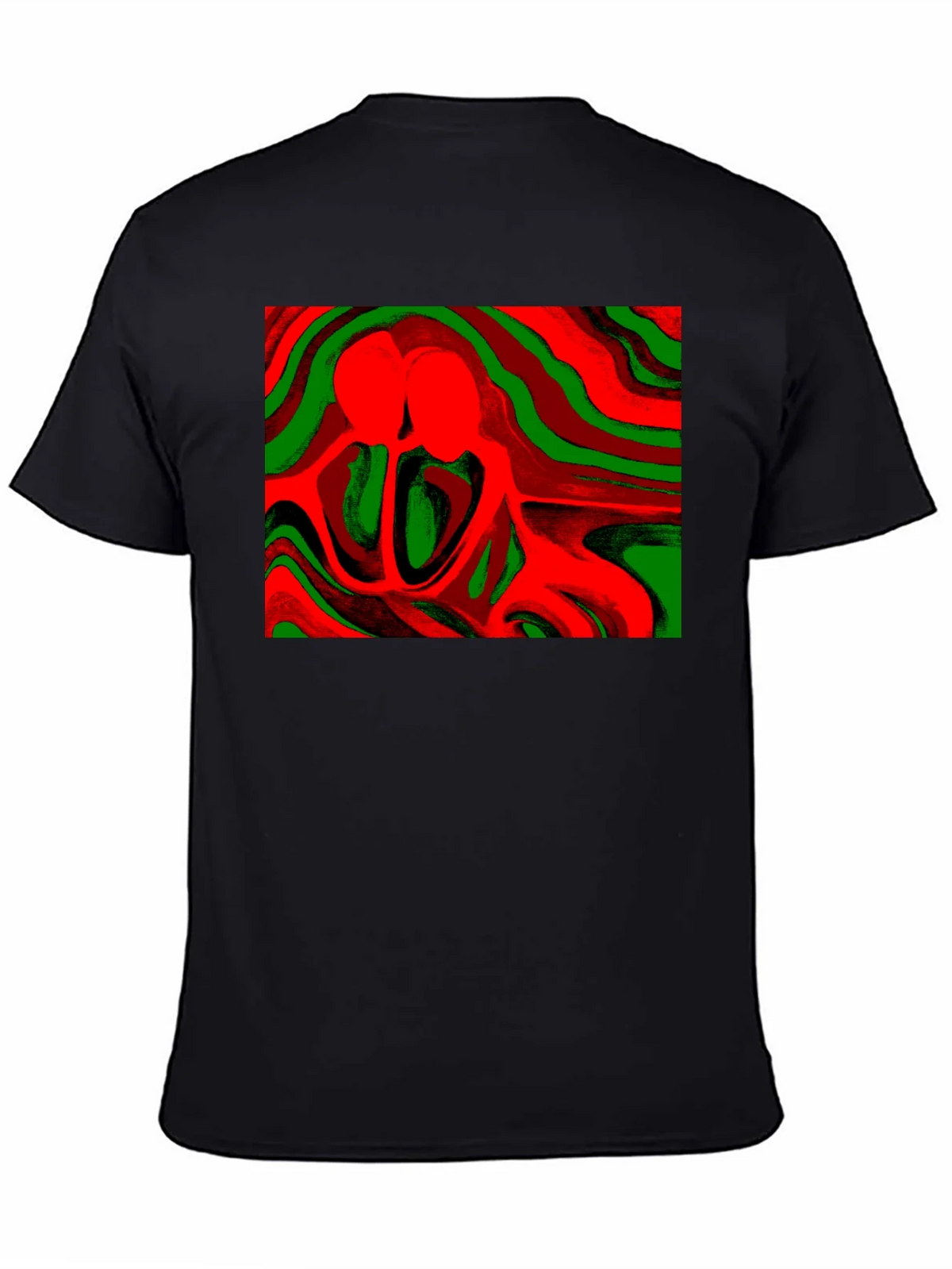 Abstract Lovers Graphic Tee - Stylish Comfort product image 4
