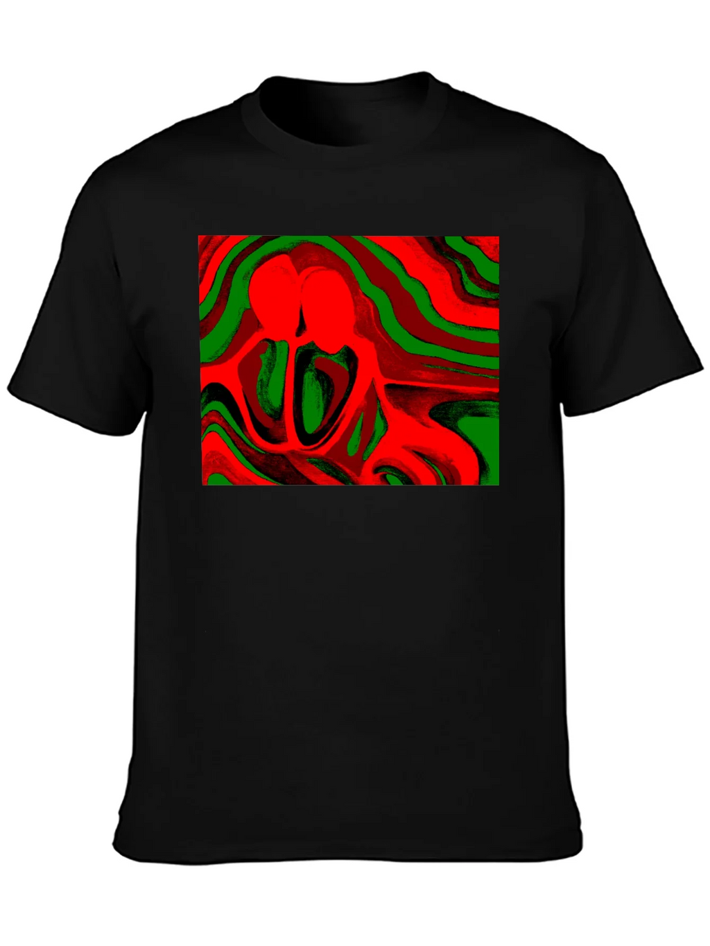 Abstract Lovers Graphic Tee - Stylish Comfort product image 3