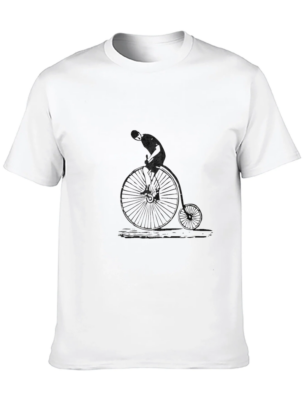 Vintage Bicycle Graphic Black T-Shirt product image 9