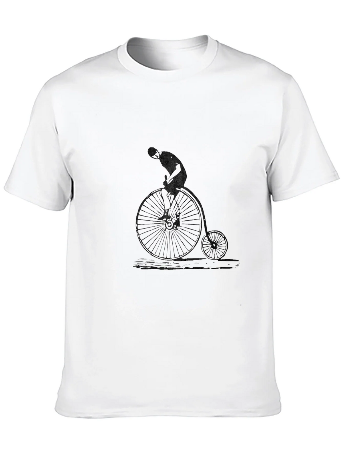 Vintage Bicycle Graphic Black T-Shirt product image 9