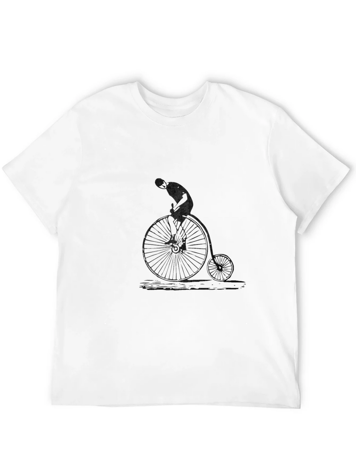 Vintage Bicycle Graphic Black T-Shirt product image 11