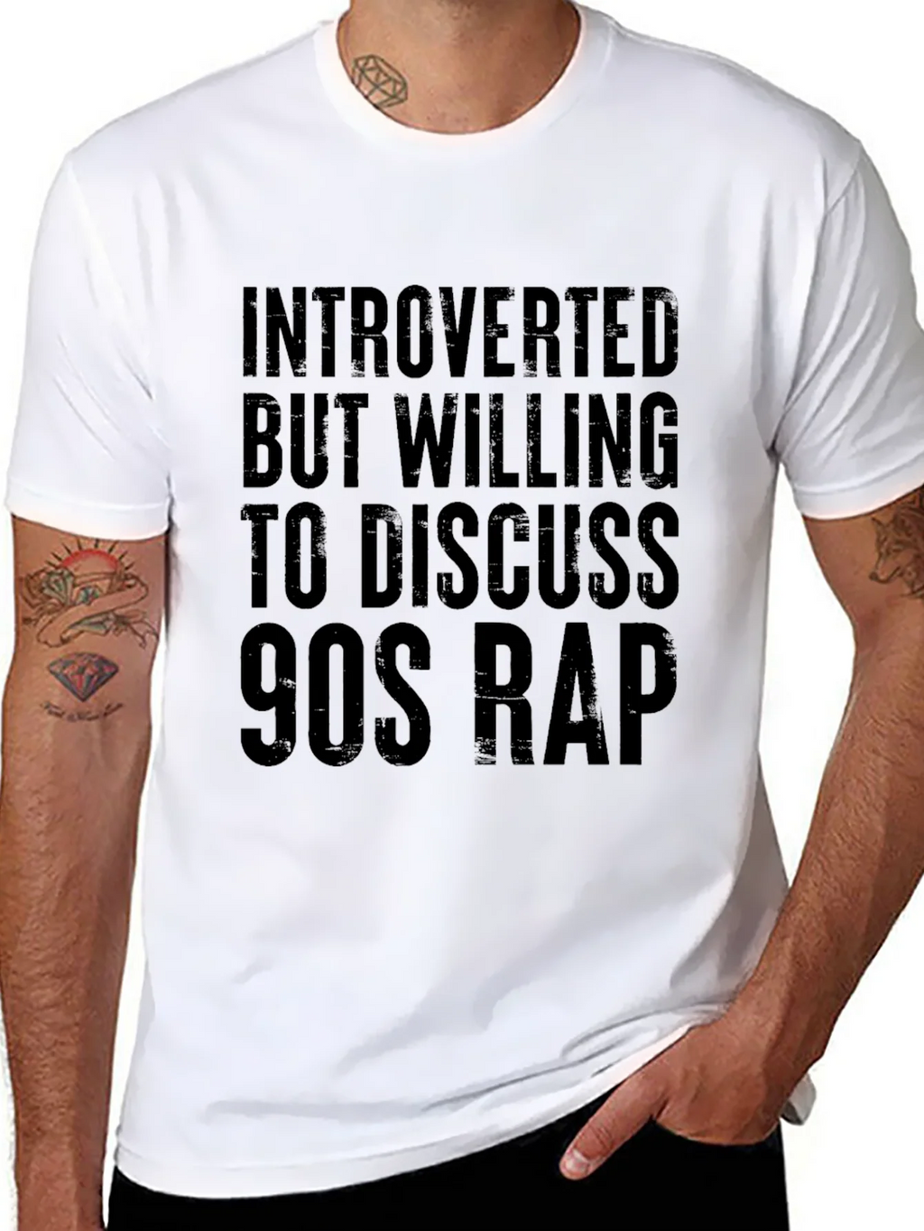 Introverted 90s Rap T-Shirt product image 7
