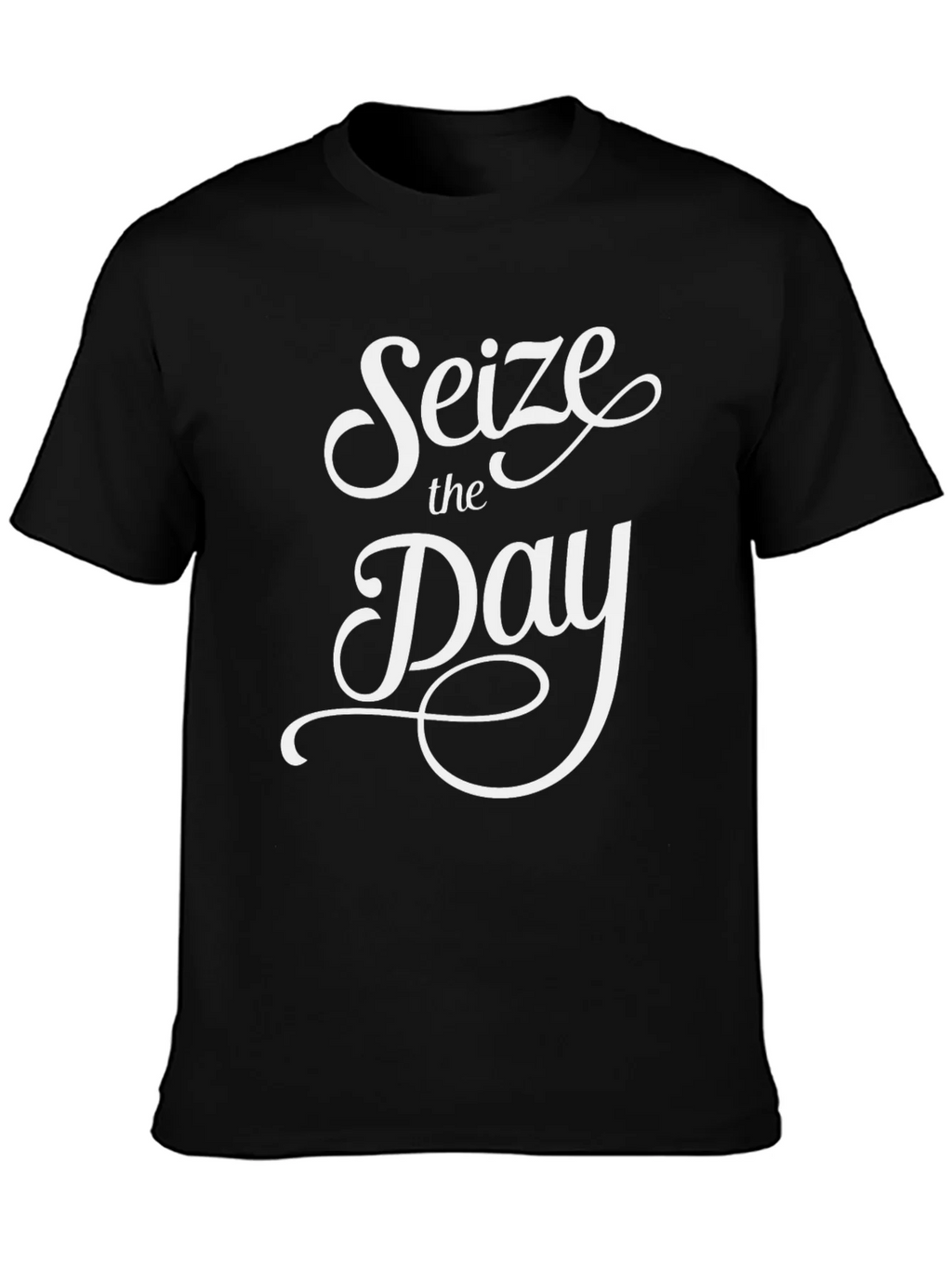 Seize the Day Black Graphic Tee product image 3