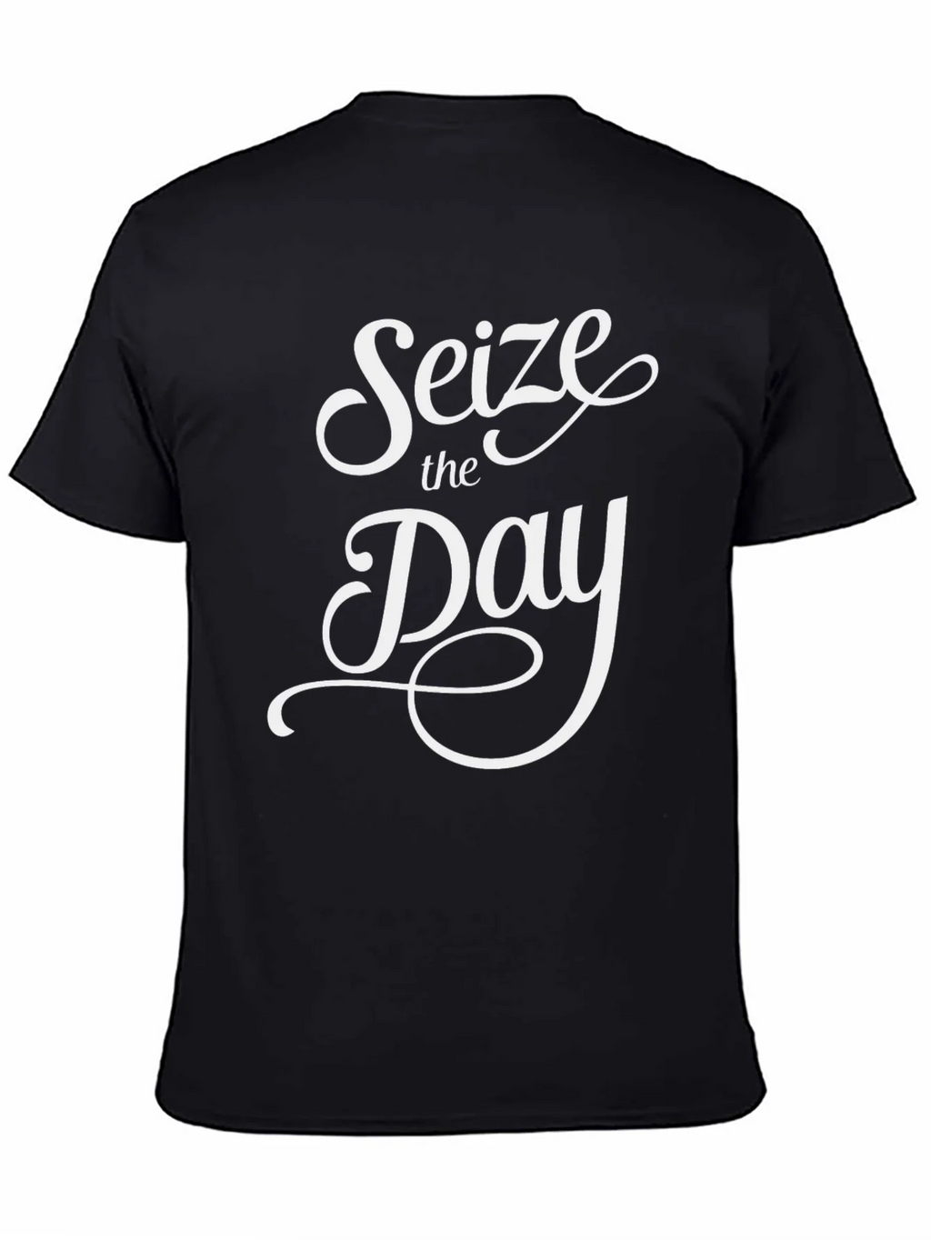 Seize the Day Black Graphic Tee product image 4