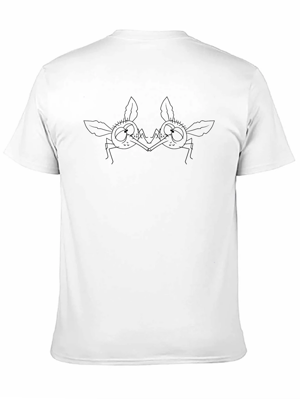 Abstract Insect Graphic Tee - Casual Black T-Shirt product image 10