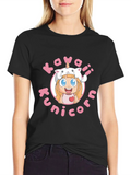 Kawaii Kunicorn T-Shirt: Cute Anime Style product image 1