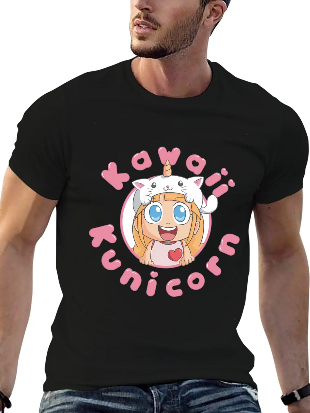 Kawaii Kunicorn T-Shirt: Cute Anime Style product image 4