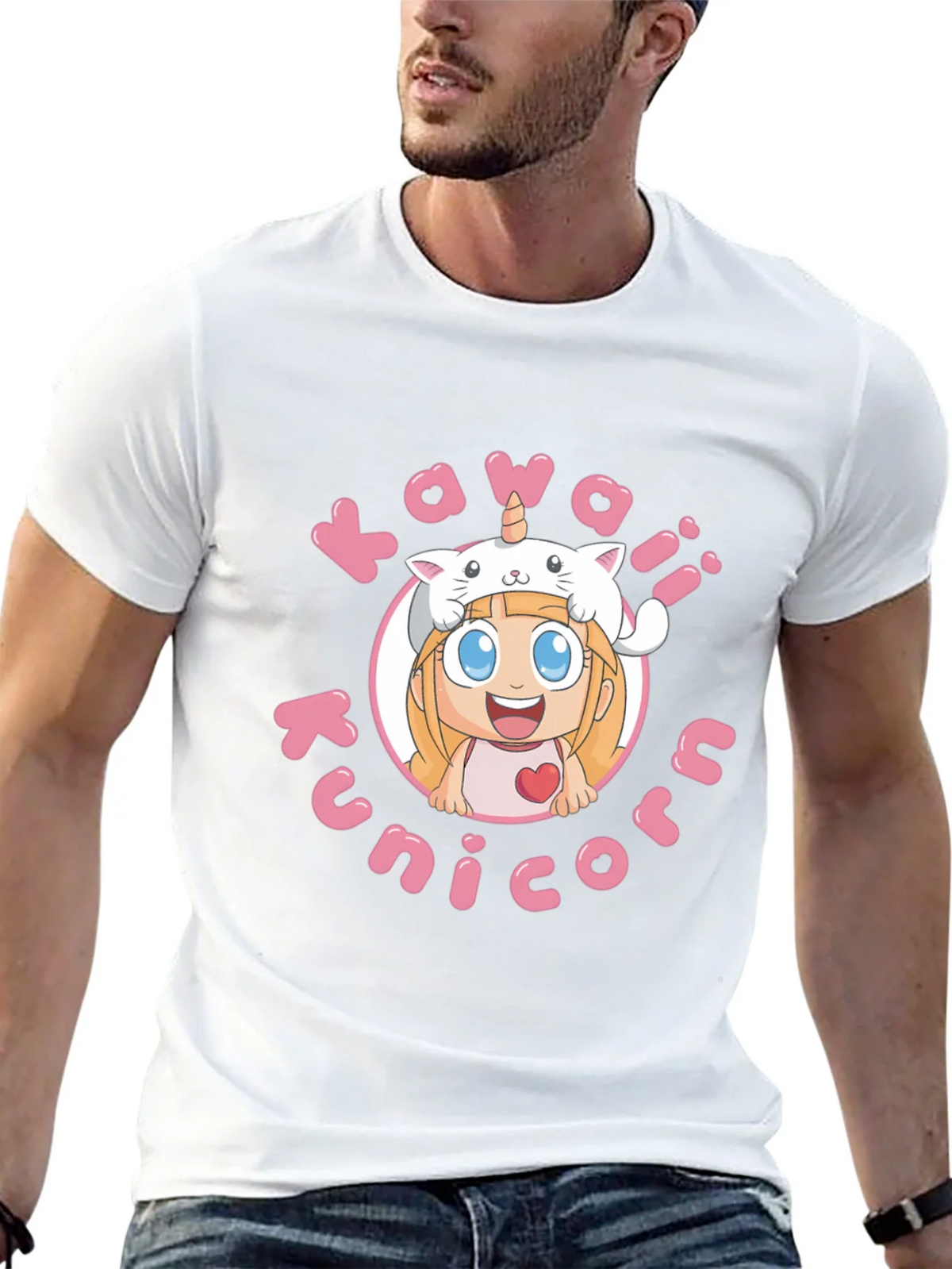 Kawaii Kunicorn T-Shirt: Cute Anime Style product image 9