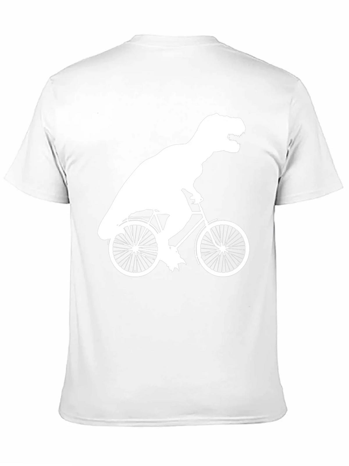 T-Rex Riding Bike Graphic Tee - Black product image 10