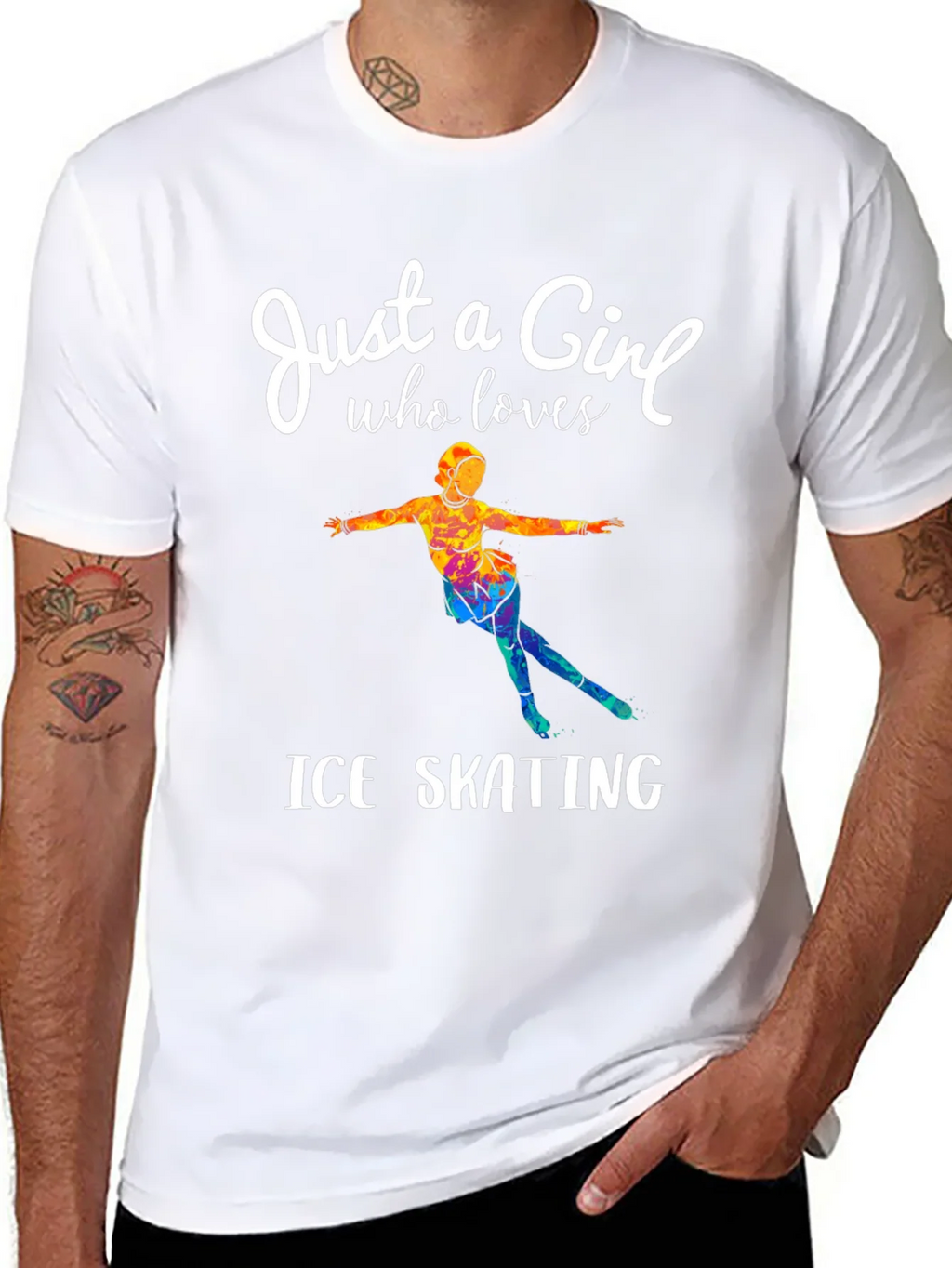 Ice Skating Girl T-Shirt - Figure Skater Gift product image 7