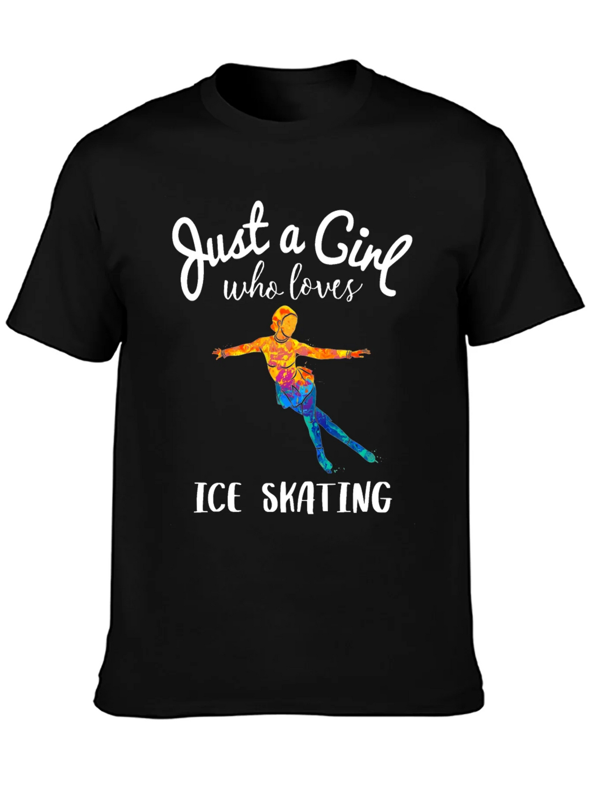Ice Skating Girl T-Shirt - Figure Skater Gift product image 3
