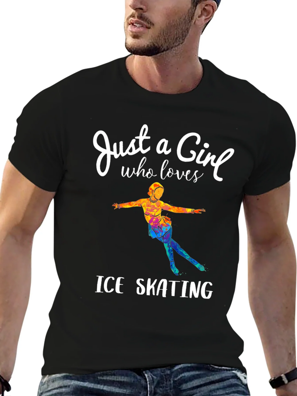 Ice Skating Girl T-Shirt - Figure Skater Gift product image 6