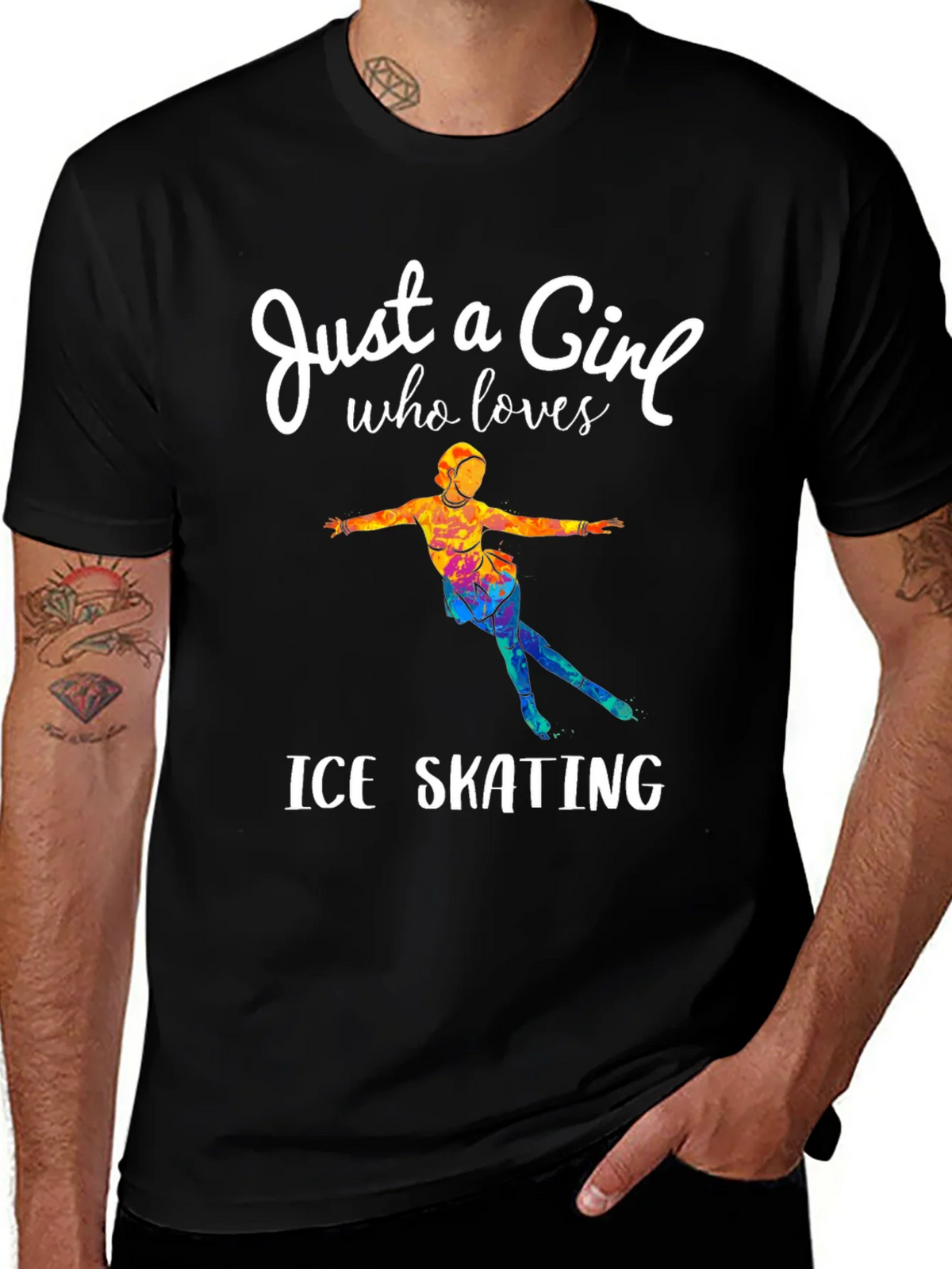 Ice Skating Girl T-Shirt - Figure Skater Gift product image 1