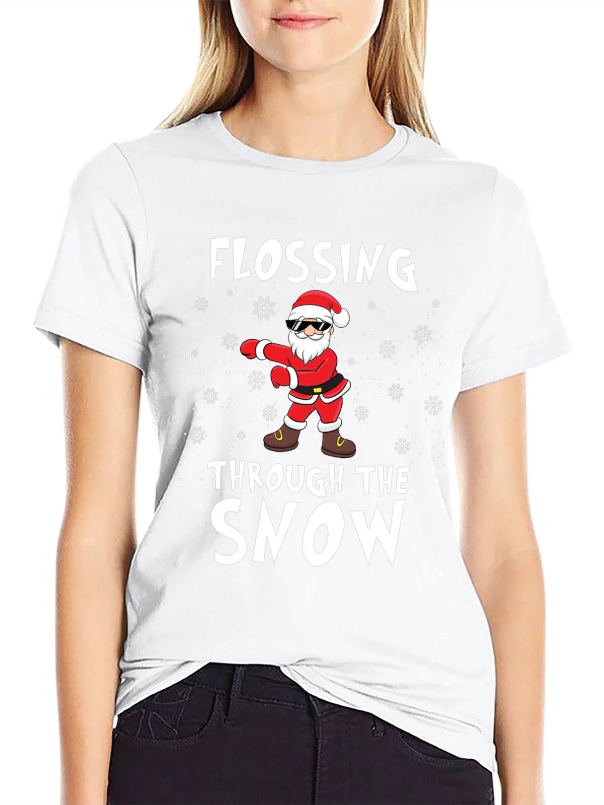 Flossing Santa T-Shirt - Holiday Fun product image 8