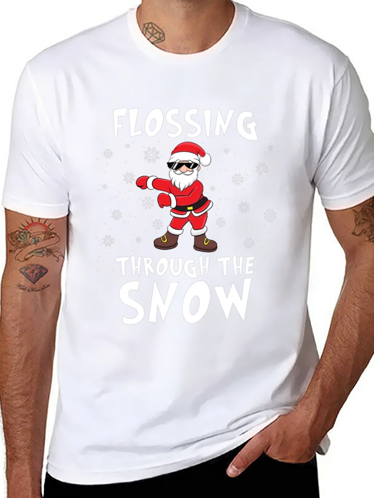 Flossing Santa T-Shirt - Holiday Fun product image 7