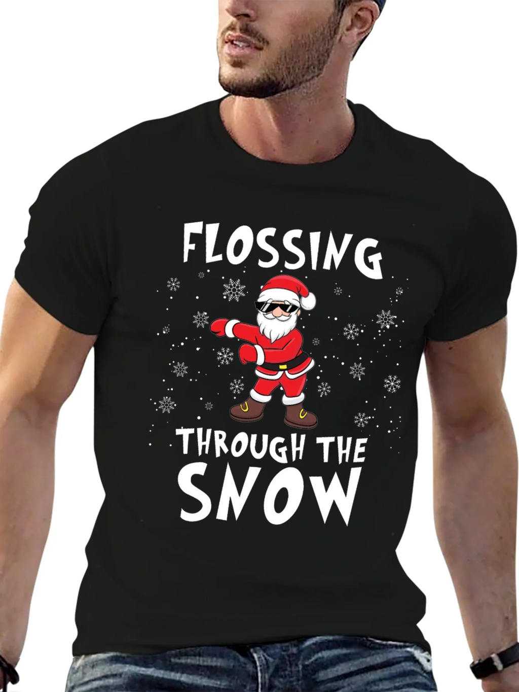 Flossing Santa T-Shirt - Holiday Fun product image 6