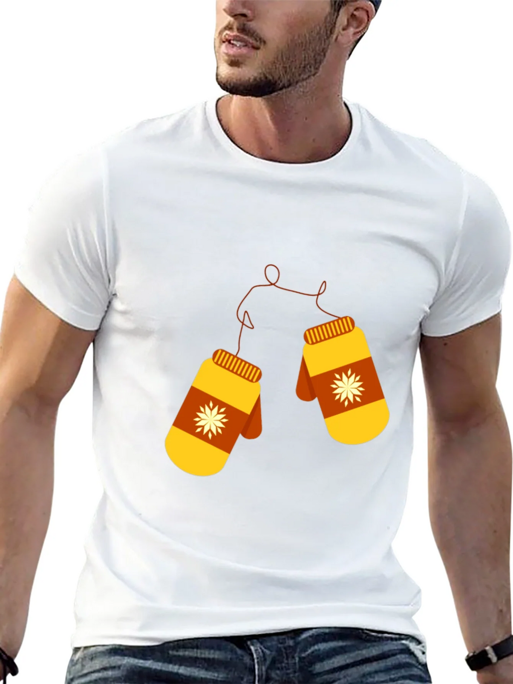 Winter Mittens Graphic Tee - Cozy Style product image 12