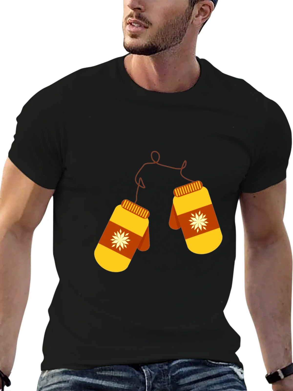 Winter Mittens Graphic Tee - Cozy Style product image 6