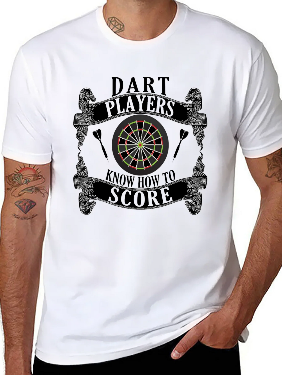 Dart Players Know How to Score T-Shirt product image 7