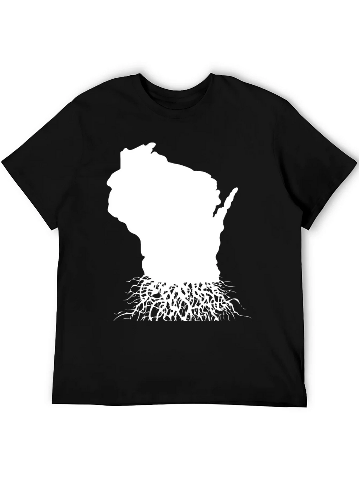 Wisconsin Roots Black T-Shirt - State Pride Tee product image 5