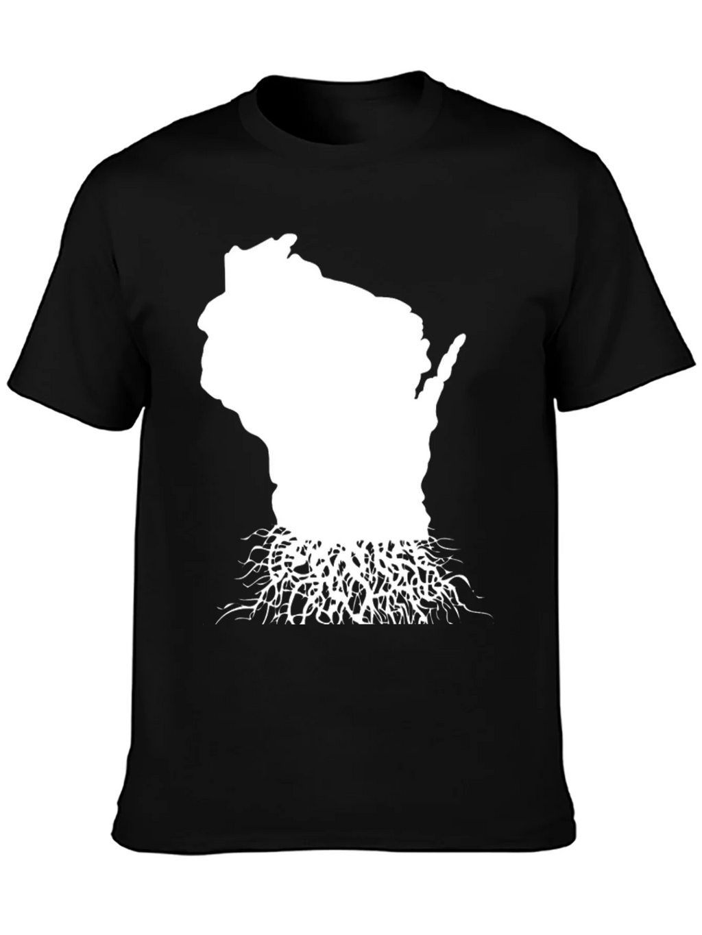 Wisconsin Roots Black T-Shirt - State Pride Tee product image 3