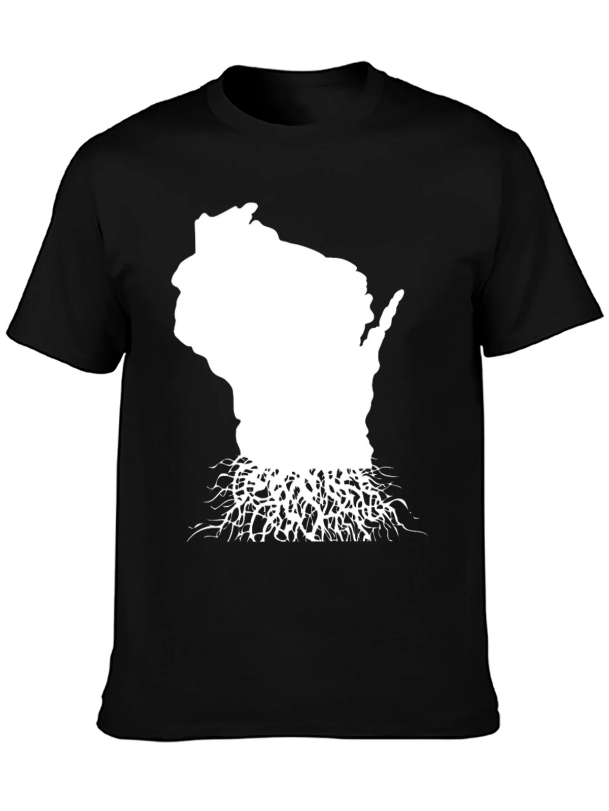Wisconsin Roots Black T-Shirt - State Pride Tee product image 3