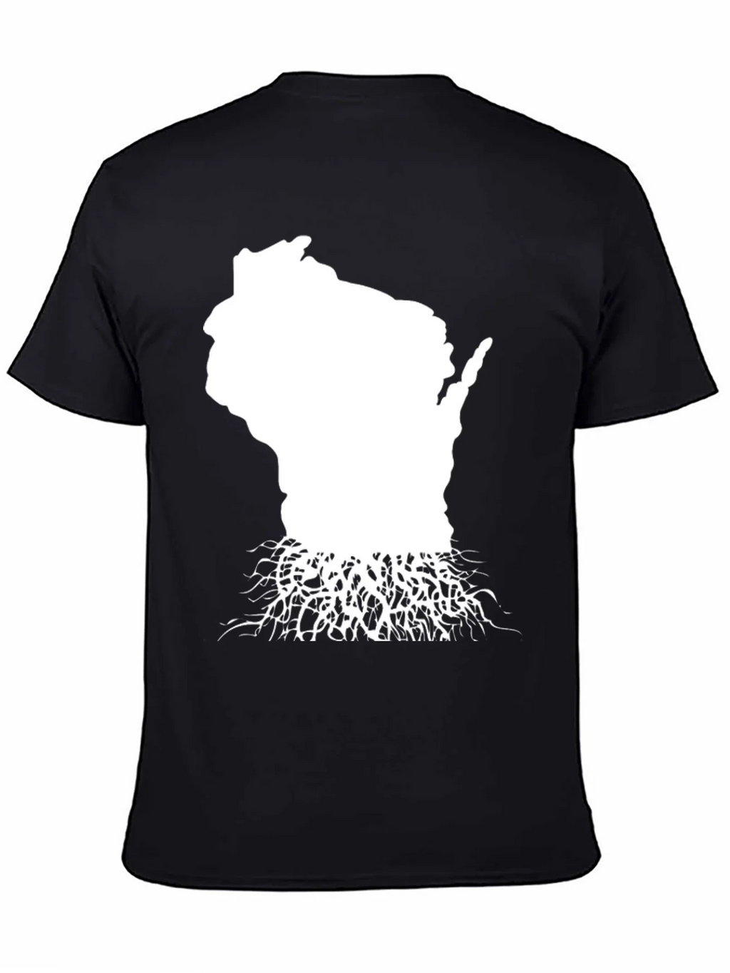Wisconsin Roots Black T-Shirt - State Pride Tee product image 4