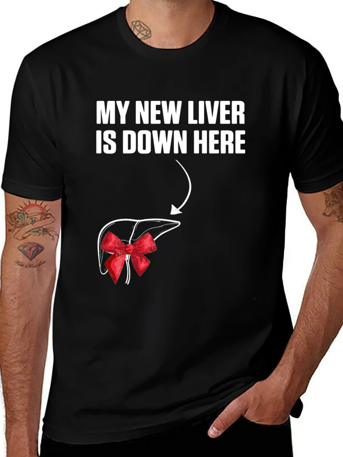 Funny Liver Transplant T-Shirt - My New product image 1