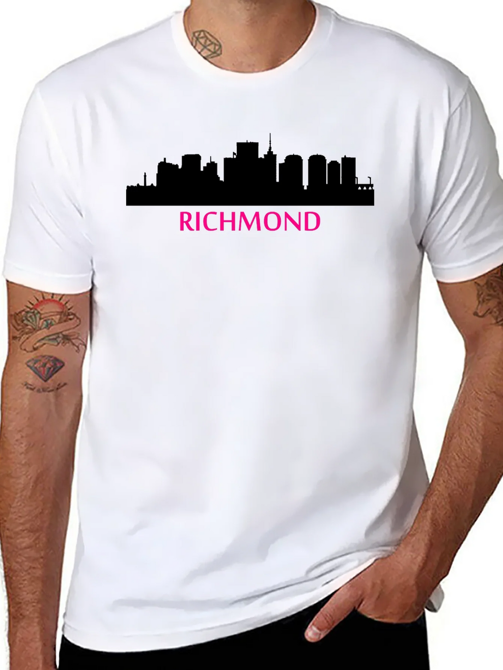 Richmond Skyline Graphic Tee - Stylish City Pride product image 7