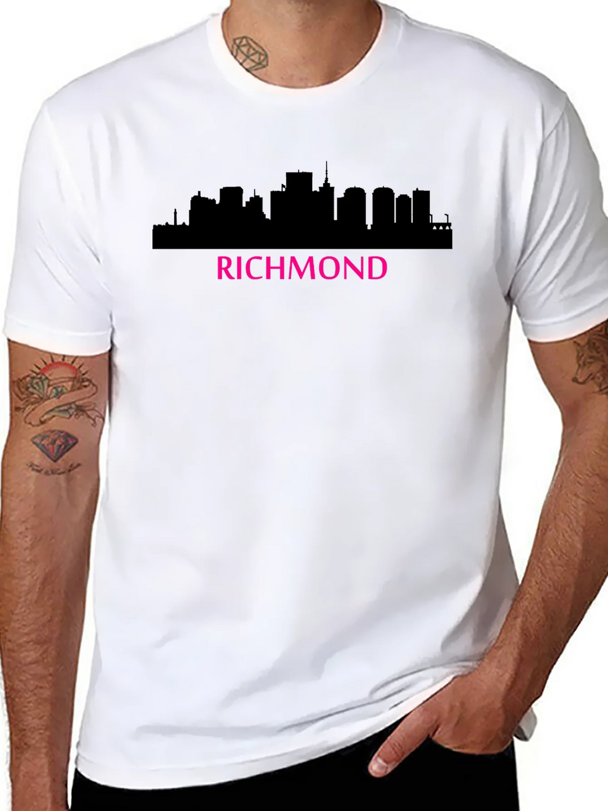 Richmond Skyline Graphic Tee - Stylish City Pride product image 7