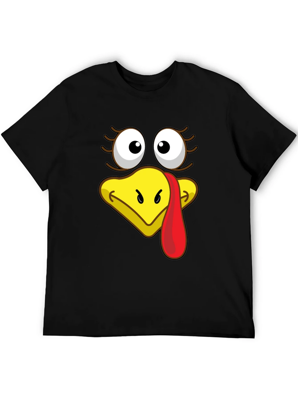 Turkey Face Graphic T-Shirt - Thanksgiving Apparel product image 5