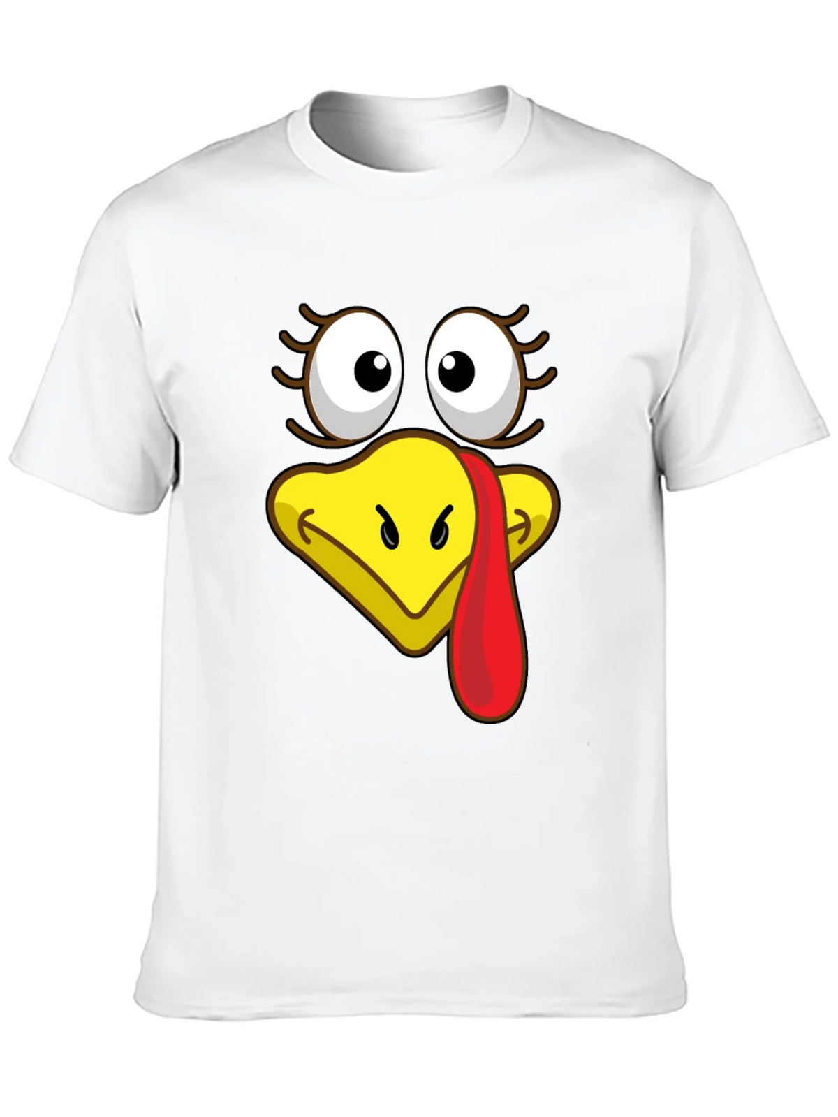 Turkey Face Graphic T-Shirt - Thanksgiving Apparel product image 7