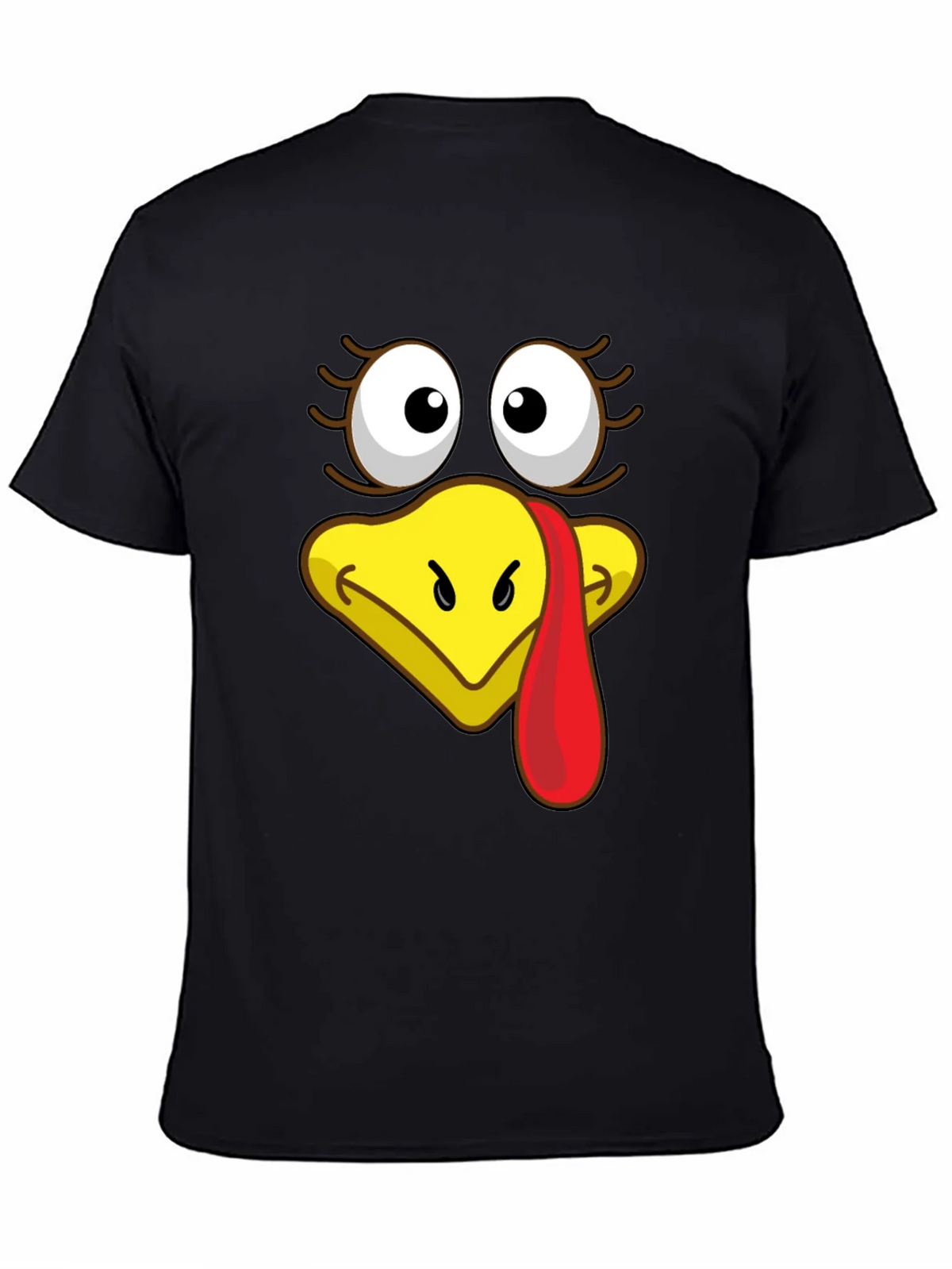 Turkey Face Graphic T-Shirt - Thanksgiving Apparel product image 4