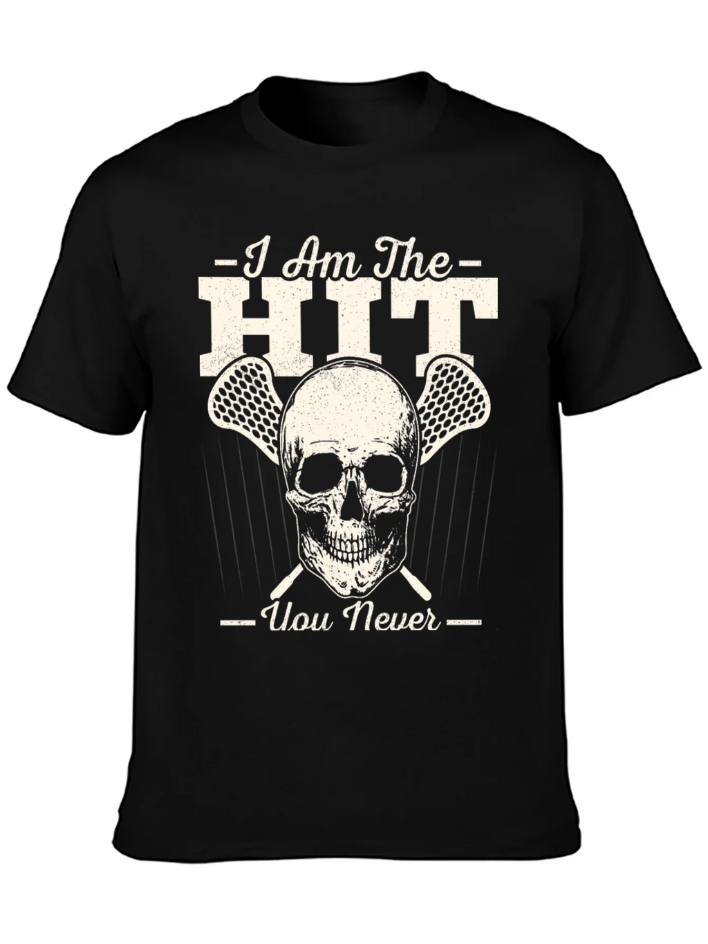 Lacrosse Skull Graphic T-Shirt product image 2