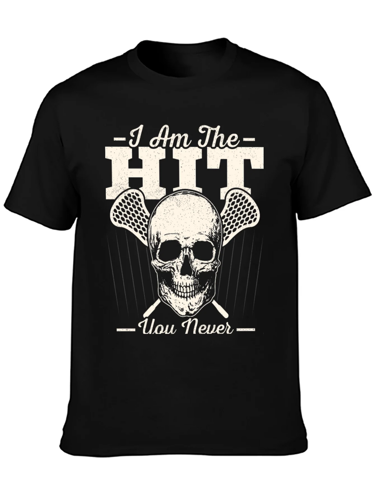 Lacrosse Skull Graphic T-Shirt product image 2