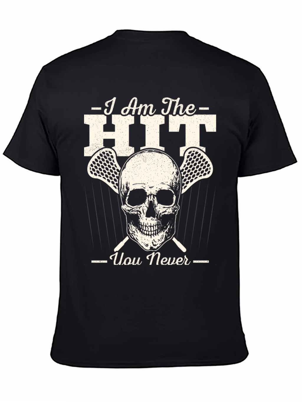 Lacrosse Skull Graphic T-Shirt product image 3