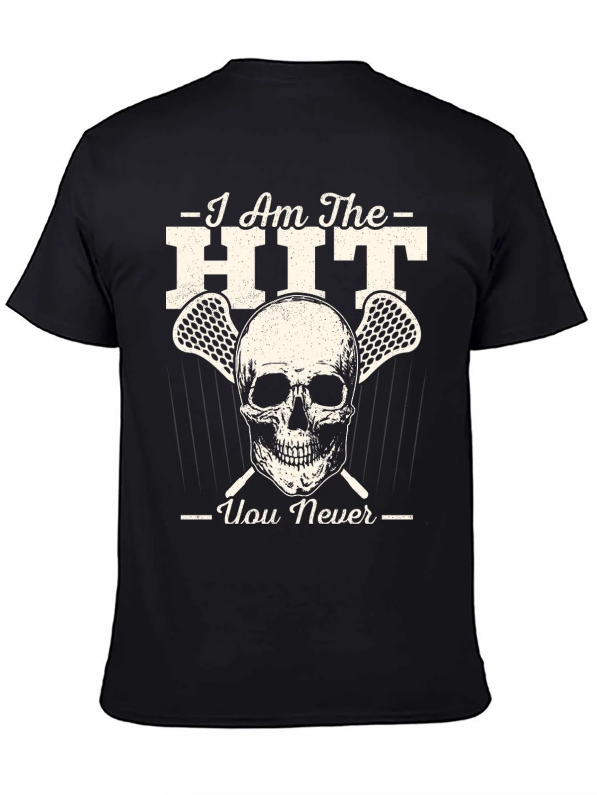 Lacrosse Skull Graphic T-Shirt product image 3