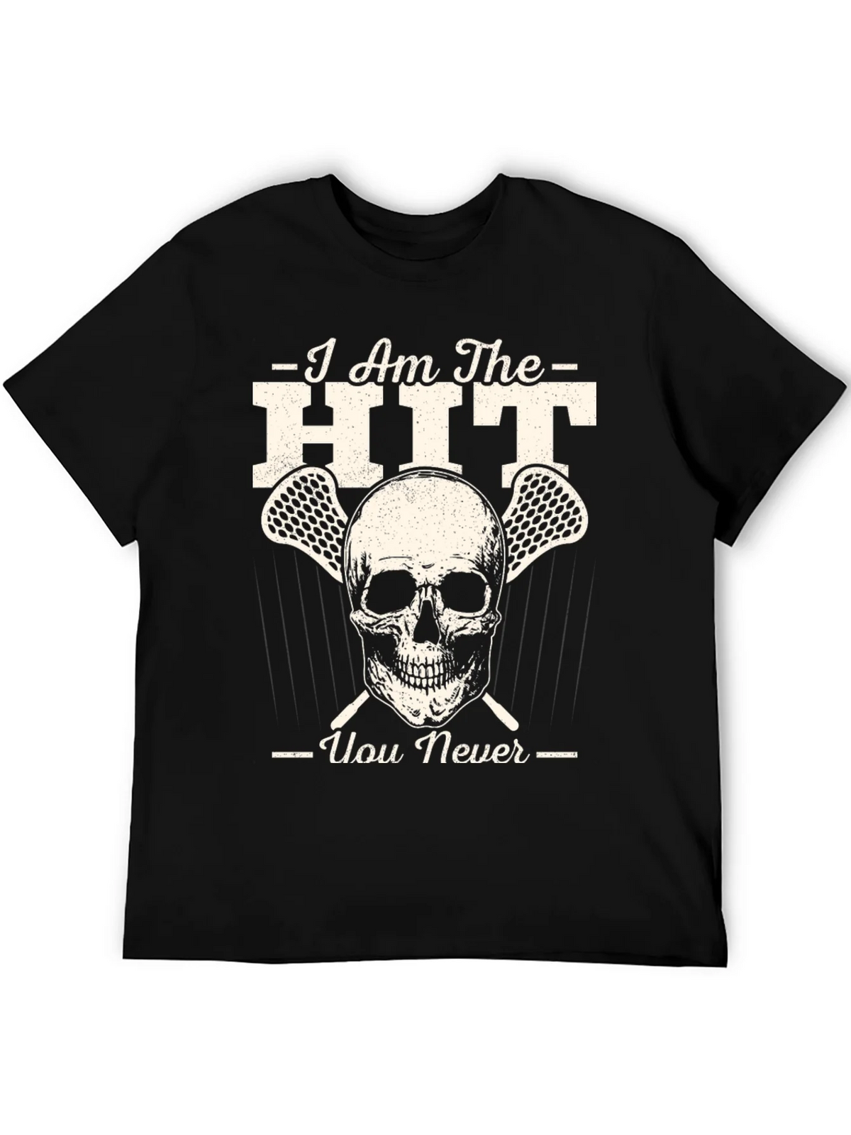Lacrosse Skull Graphic T-Shirt product image 4