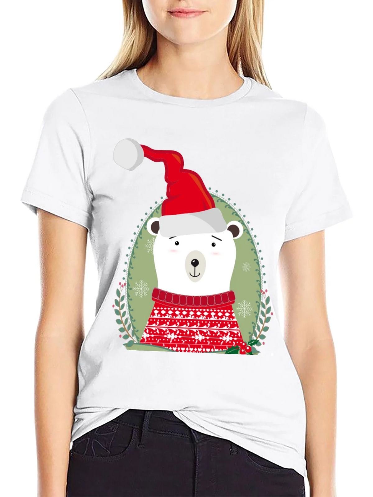 Holiday Polar Bear Graphic Tee