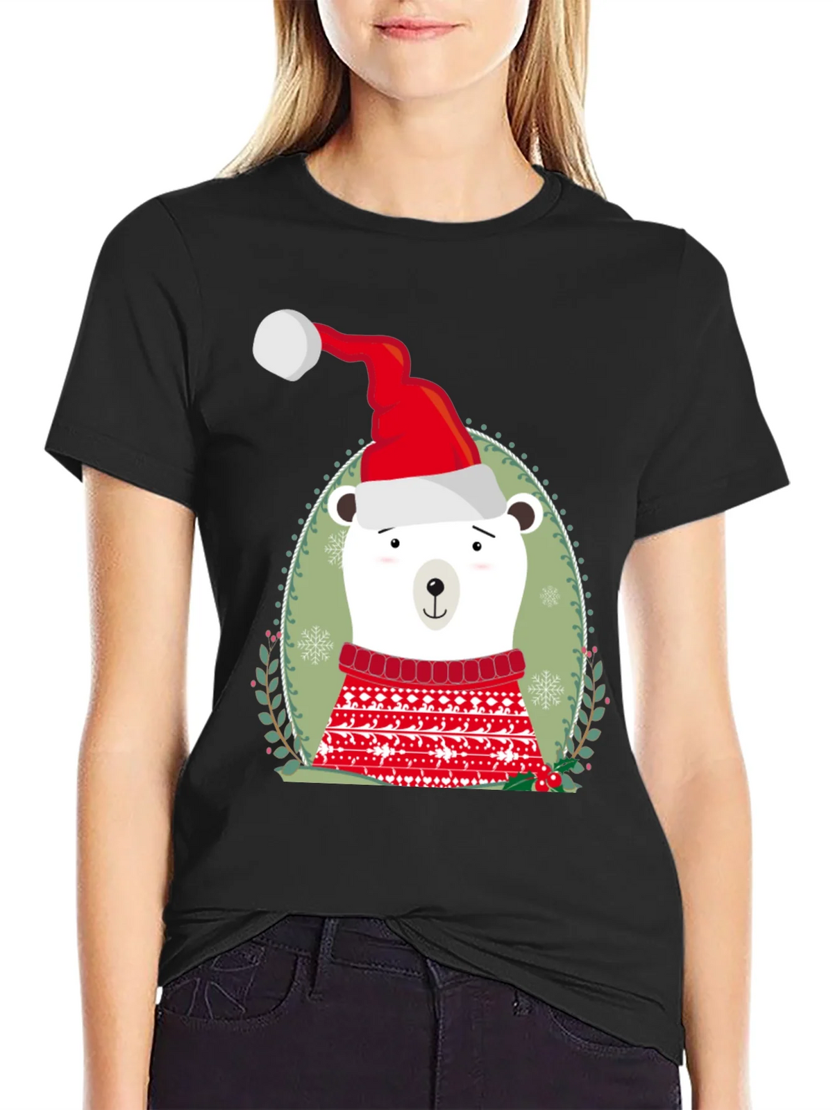 Holiday Polar Bear Graphic Tee
