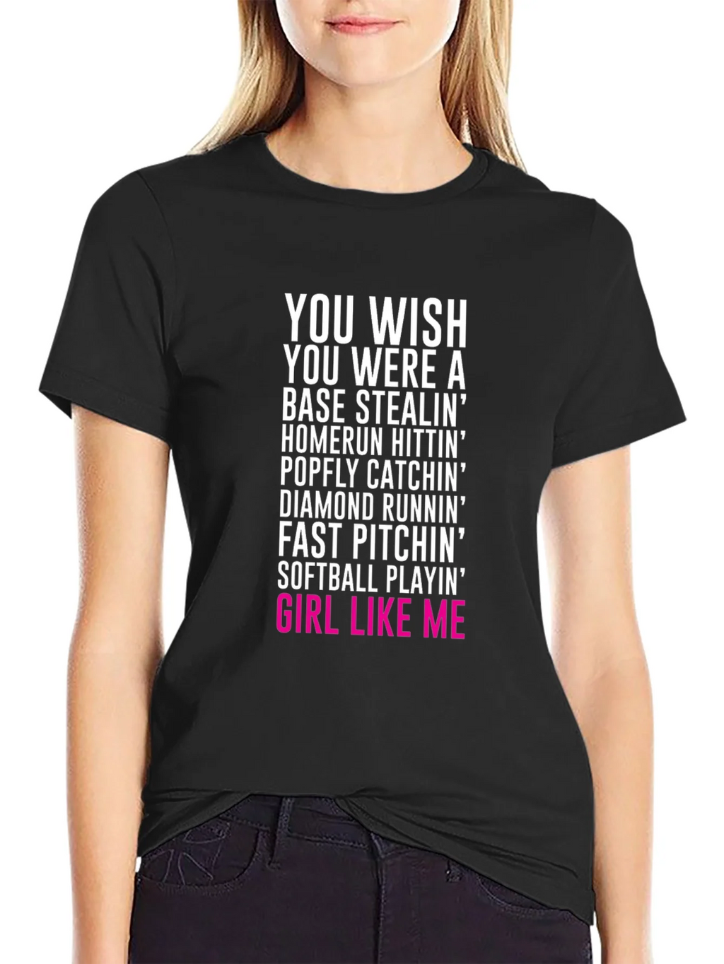 Softball Girl Graphic T-Shirt product image 2