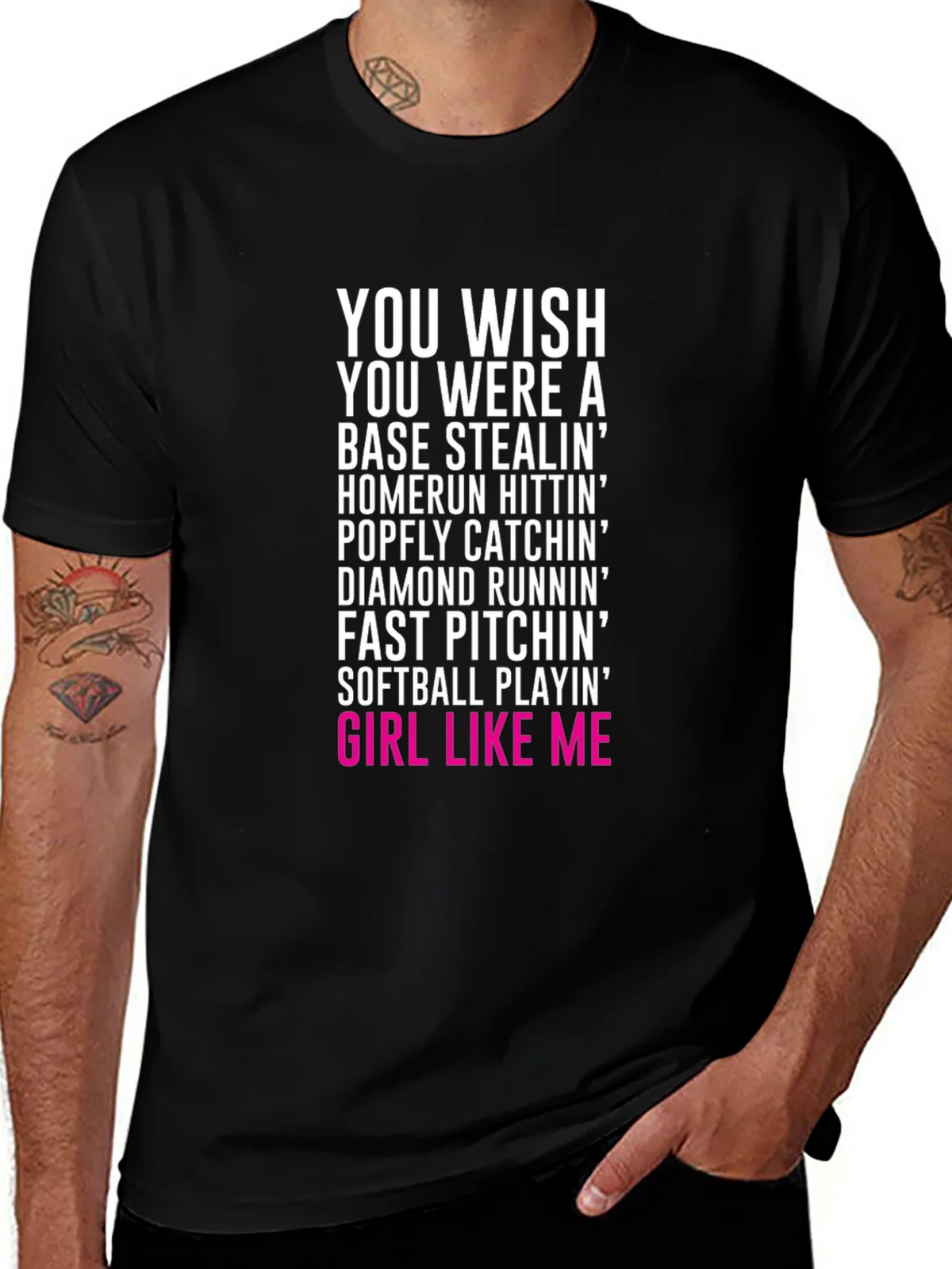 Softball Girl Graphic T-Shirt product image 1