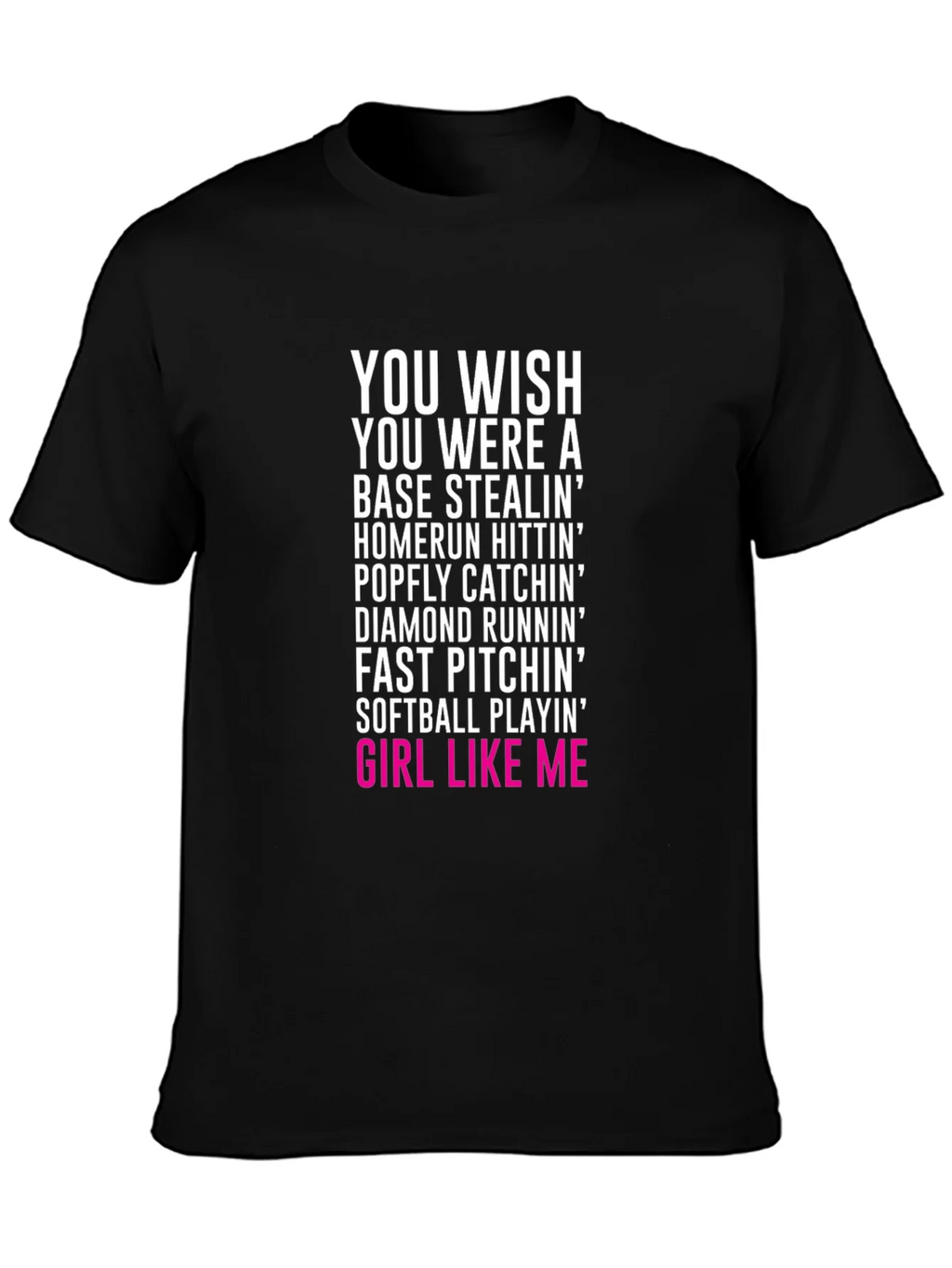 Softball Girl Graphic T-Shirt product image 3