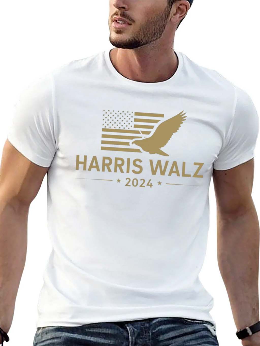 Harris Walz 2024 T-Shirt Eagle Graphic Tee product image 12