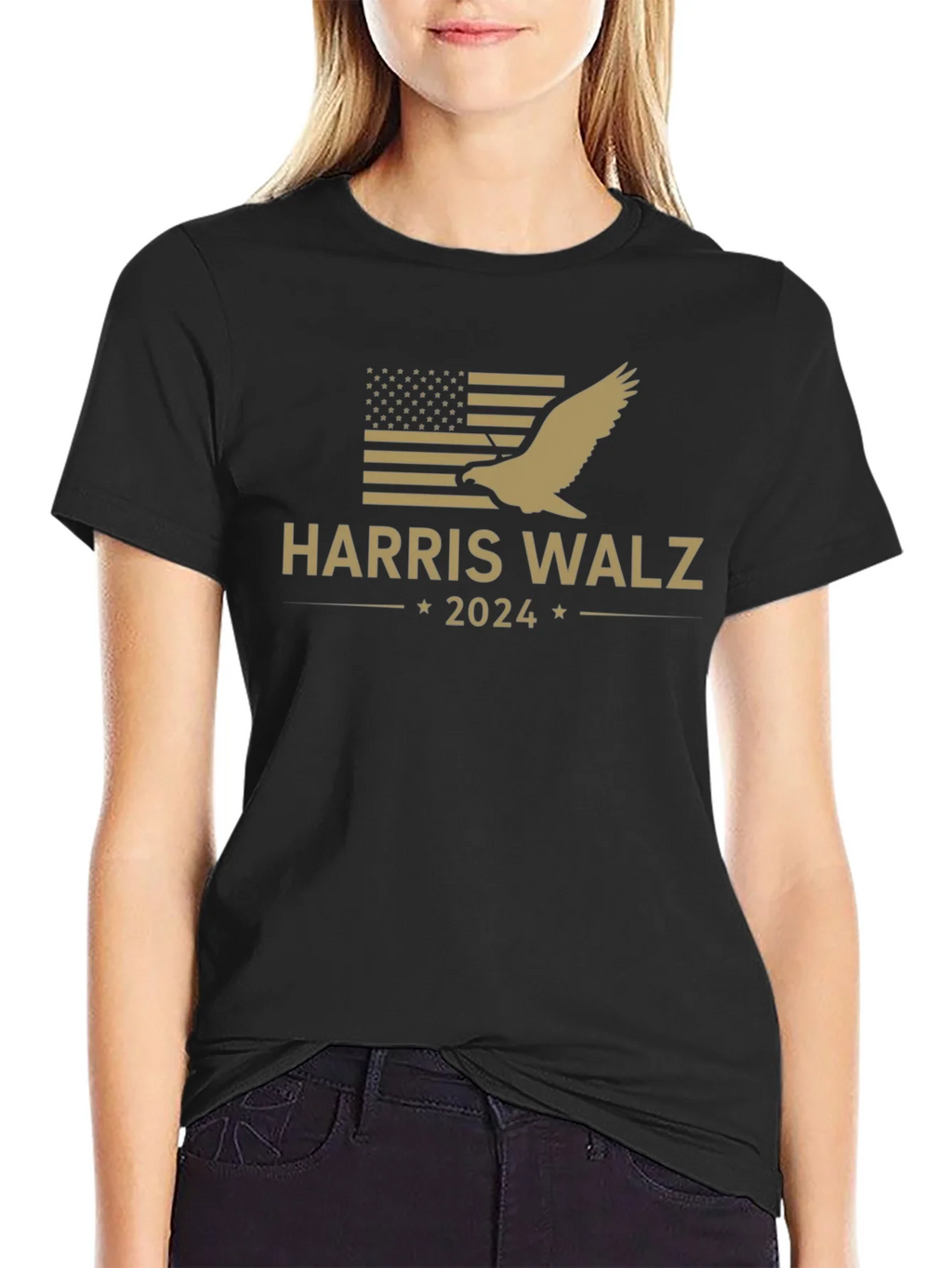 Harris Walz 2024 T-Shirt Eagle Graphic Tee product image 2