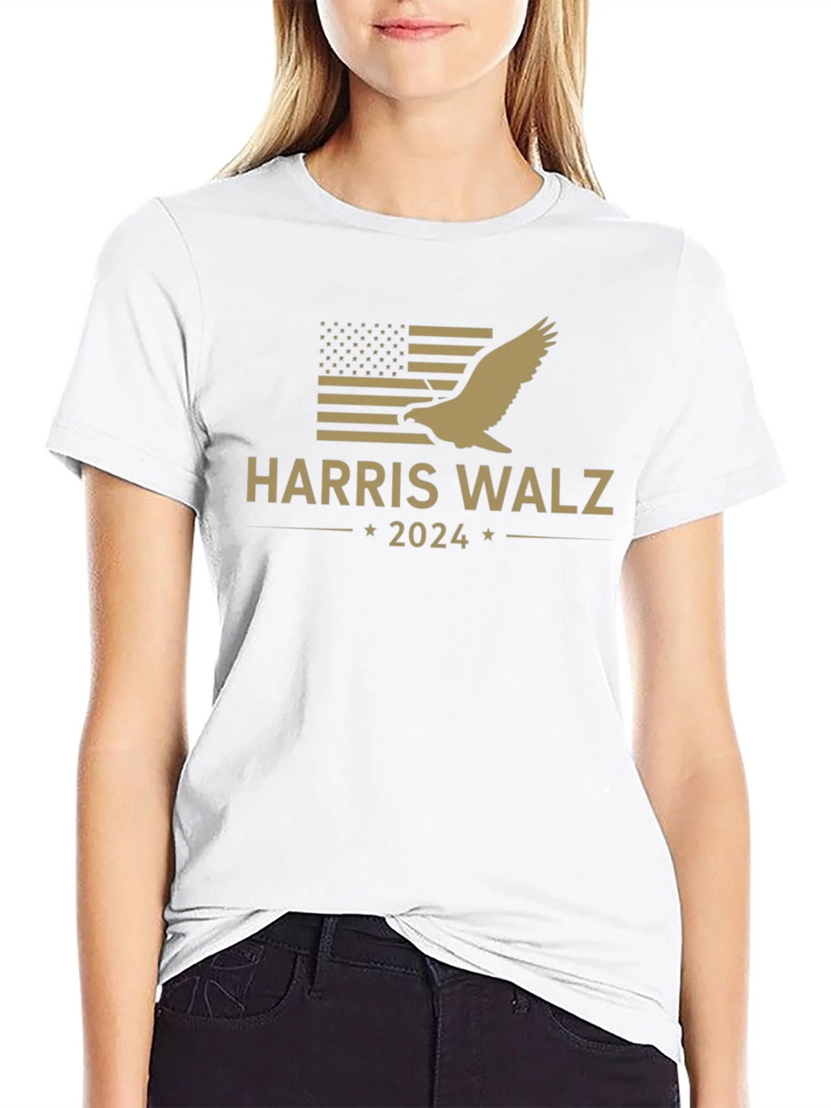 Harris Walz 2024 T-Shirt Eagle Graphic Tee product image 8