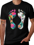 Tropical Footprint Graphic Tee product image 1