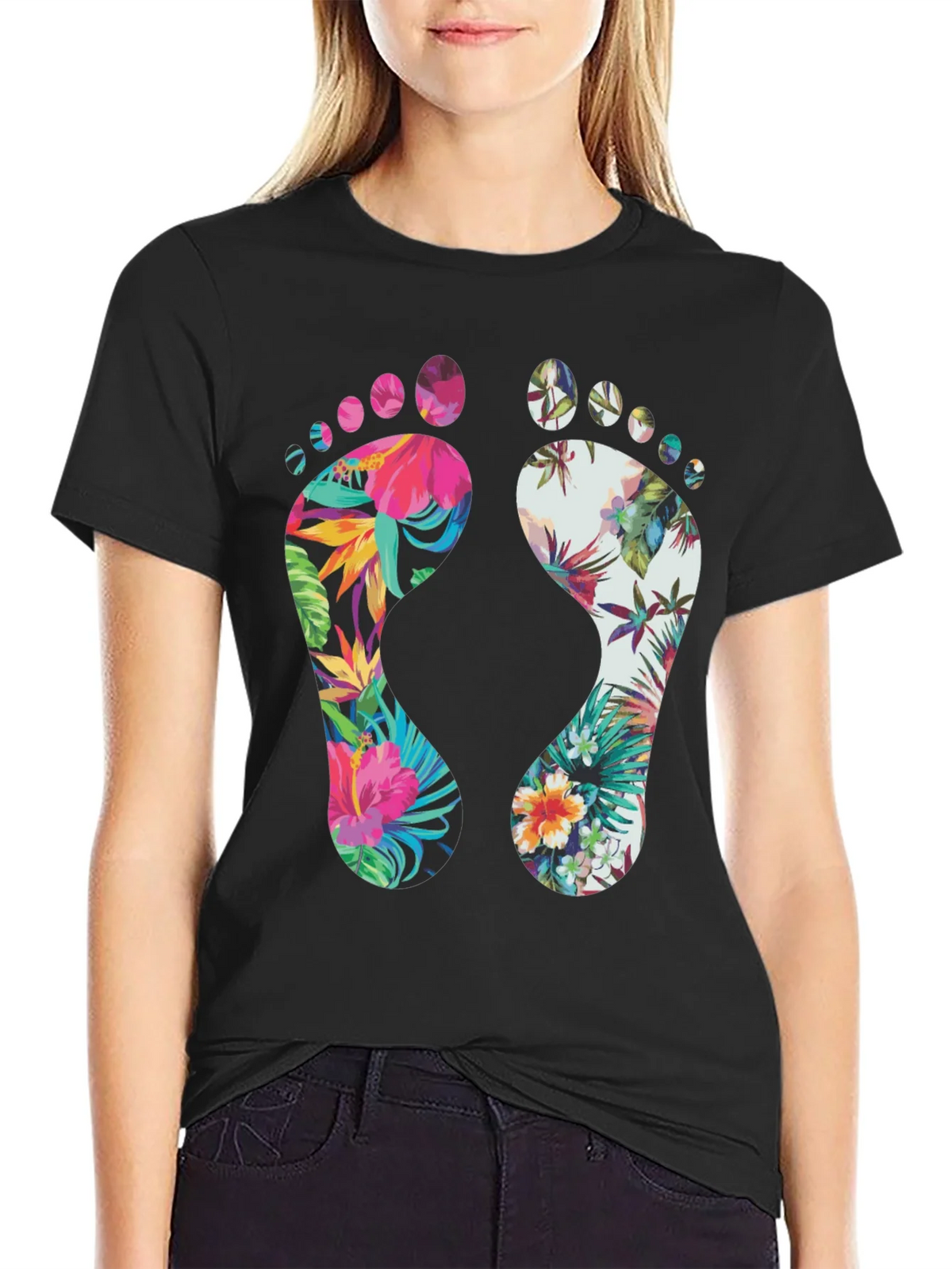 Tropical Footprint Graphic Tee product image 2