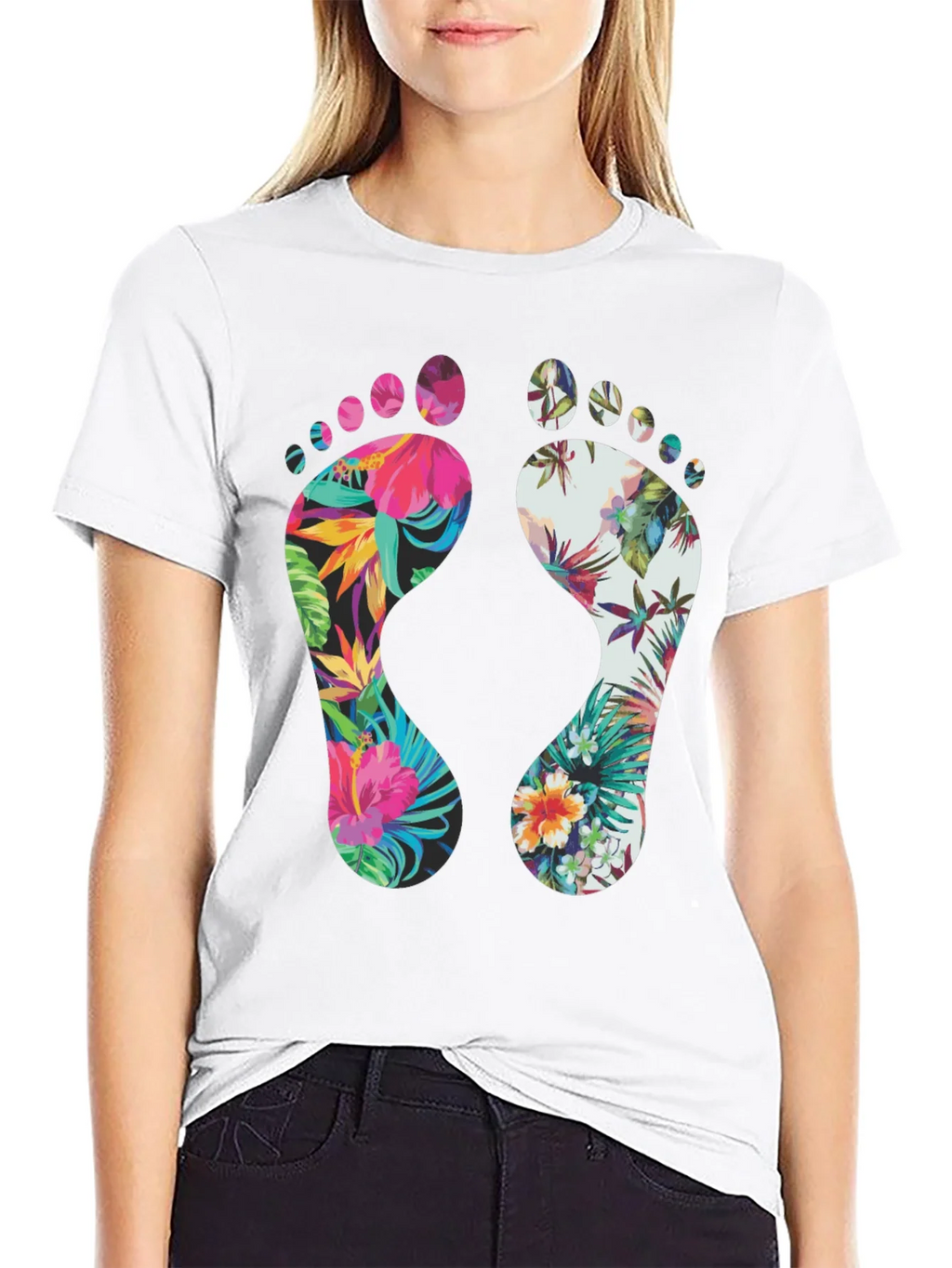 Tropical Footprint Graphic Tee product image 8